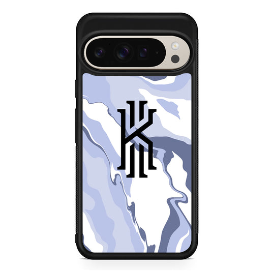 Kyrie Irving Marble Blue Vibes Google Pixel 9 Pro Case | Slim Protective Cover