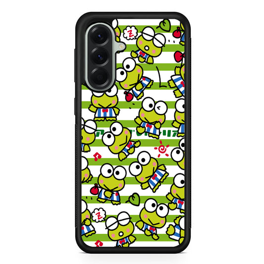 Keroppi Want to Vacation Samsung Galaxy A56 Case | Samsung Galaxy A56 Protective Rubber Case