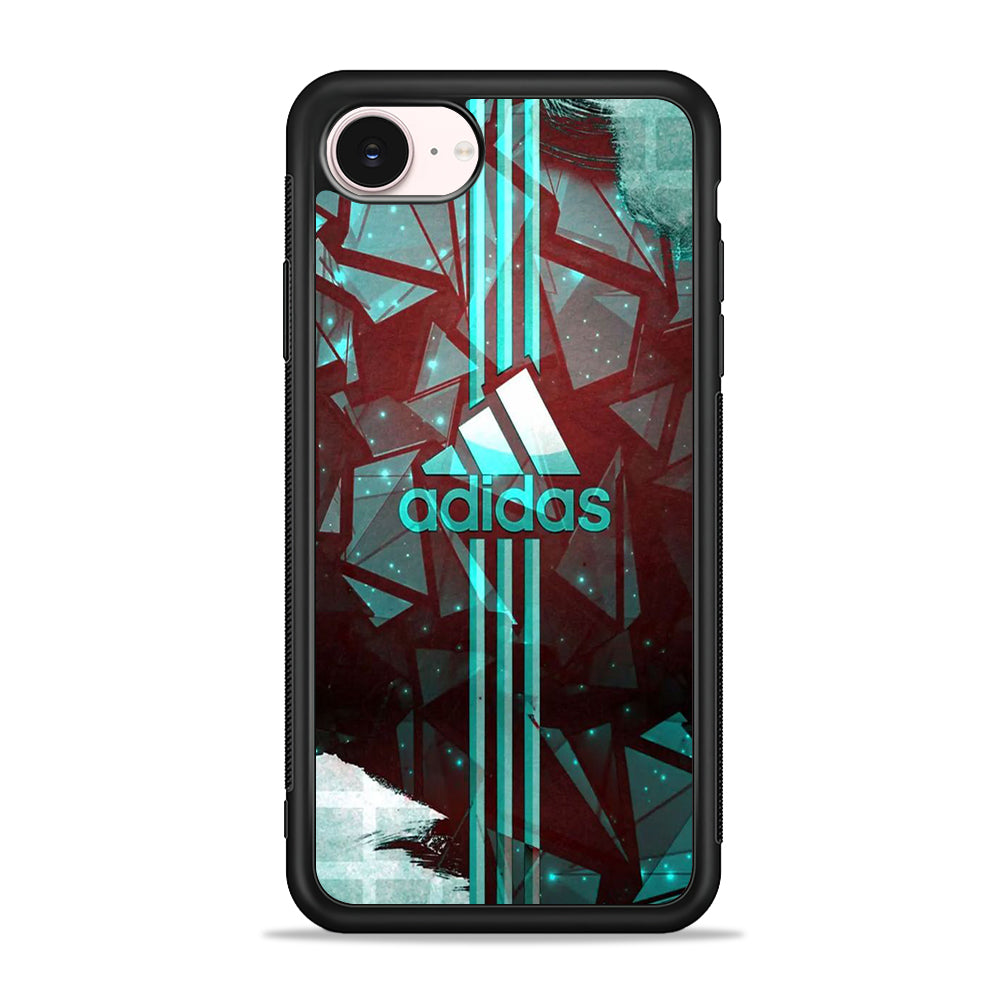 Adidas Green Light Abstract iPhone 17e Case - Silicone Case
