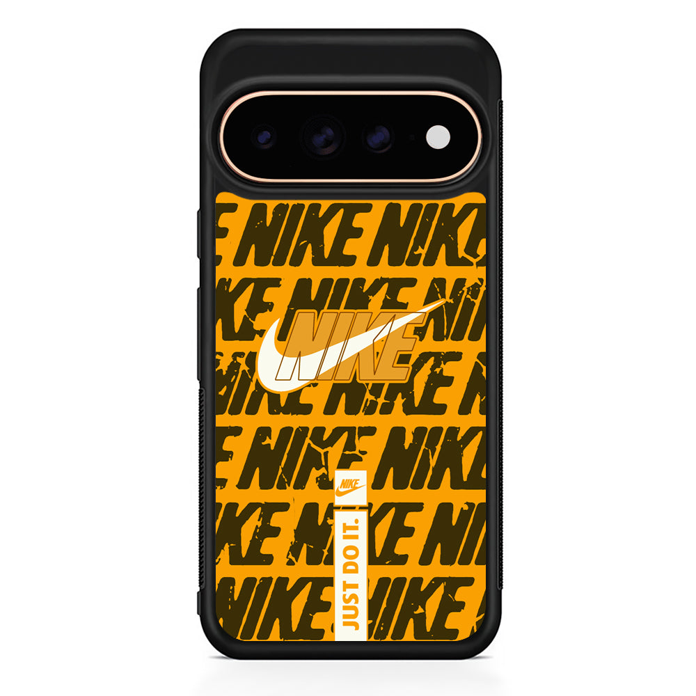 Nike Patern in Yellow Google Pixel 11 Pro Case - Stylish Protective Phone Case