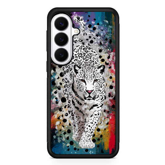 A White Leopard Painting Samsung Galaxy S26 Plus Case | Slim Protective Cover for Samsung Galaxy S26 Plus