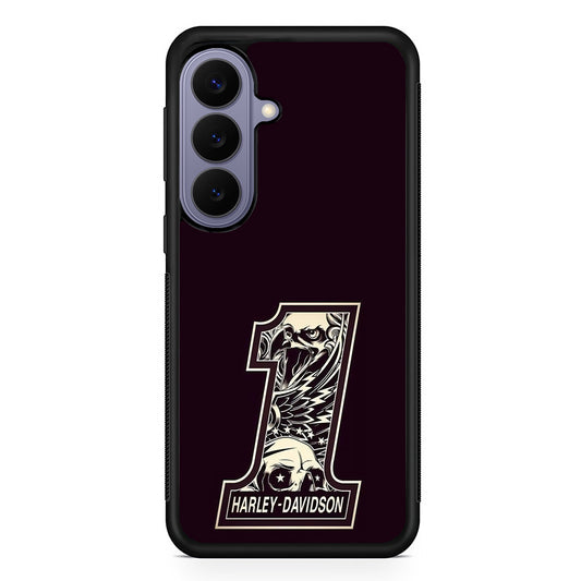 Harley Davidson Number Dark Purple Samsung Galaxy S26 Case | Lightweight Samsung Galaxy S26 Phone Case