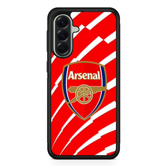 Arsenal FC Gunners Logo Samsung Galaxy A56 Case | Samsung Galaxy A56 Protective Rubber Case