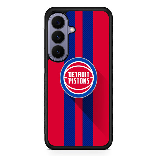 NBA Detroit Pistons Victory Ball Samsung Galaxy S26 Case | Durable Rubber Case for Samsung Galaxy S26