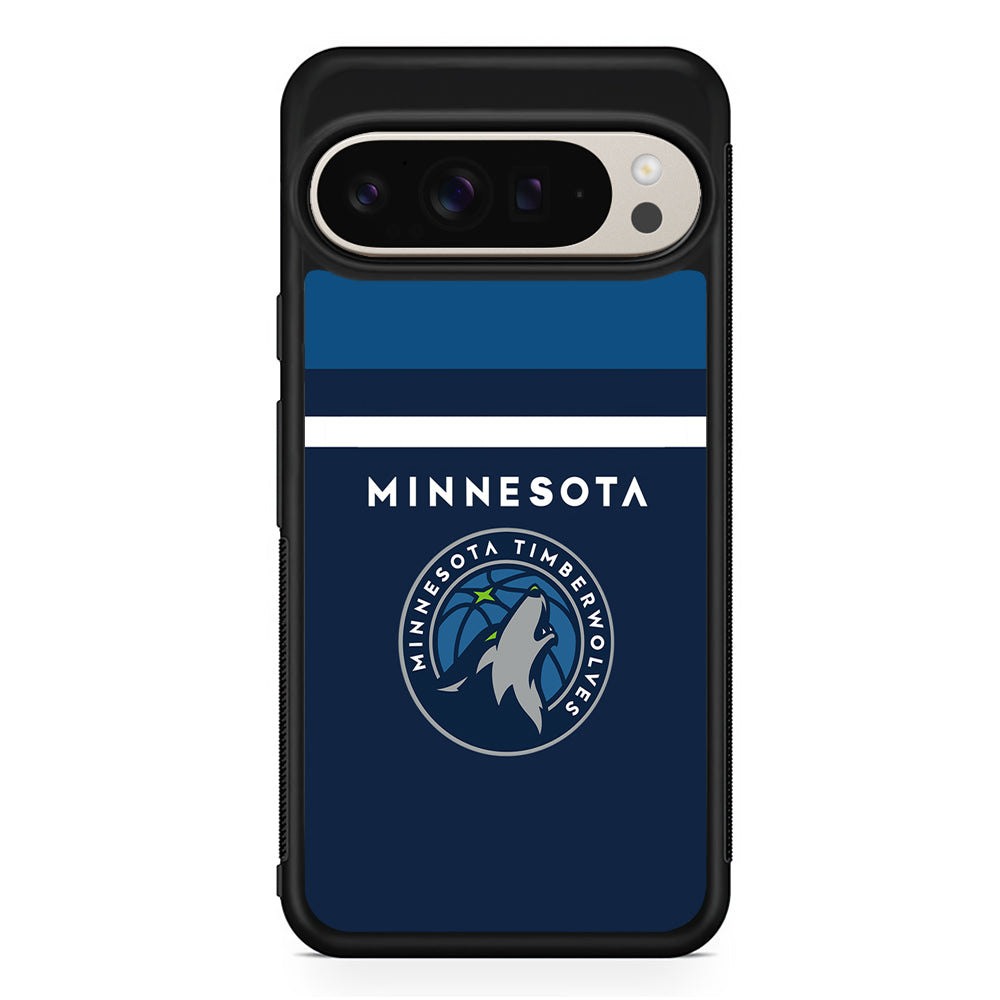NBA Minnesota Timberwolves Jersey Google Pixel 9 Pro Case | Slim Protective Cover
