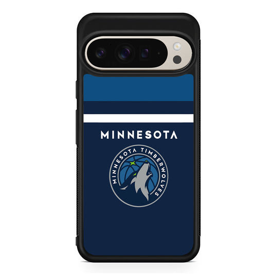 NBA Minnesota Timberwolves Jersey Google Pixel 9 Pro Case | Slim Protective Cover