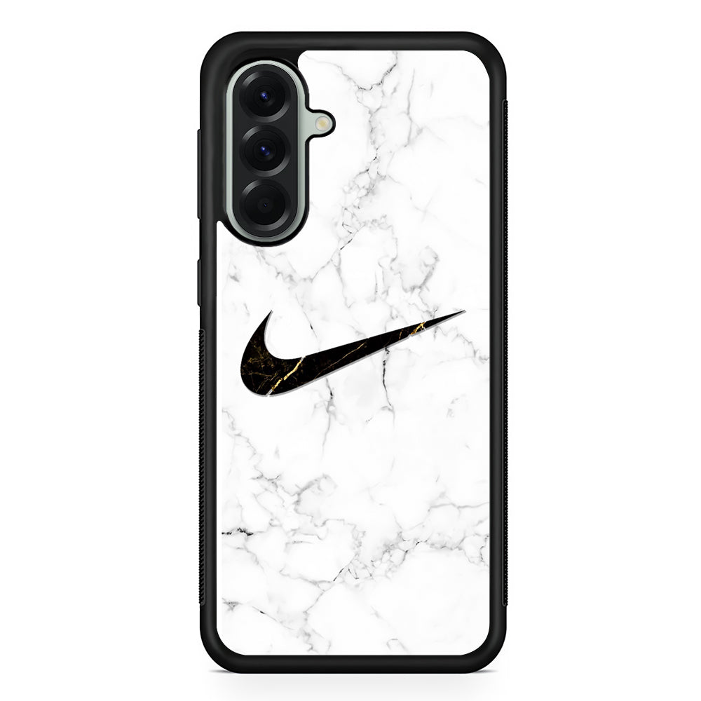 Nike Gold Line in Marble Samsung Galaxy A56 Case | Durable Samsung Galaxy A56 Cover