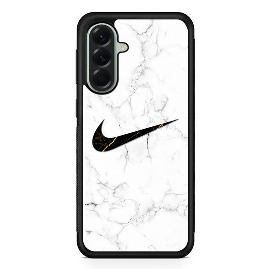 Nike Gold Line in Marble Samsung Galaxy A56 Case | Durable Samsung Galaxy A56 Cover