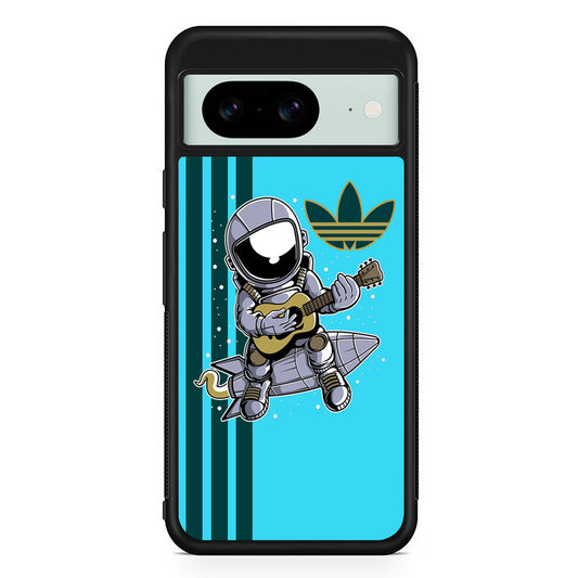 Adidas Astronaut Guitar Google Pixel 8 Case | Durable Protective Cover for Google Pixel 8