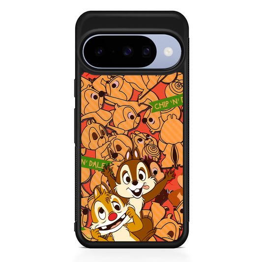 Chip N Dale Face of The Day Google Pixel 10 Case | Google Pixel 10 Rubber Protective Case