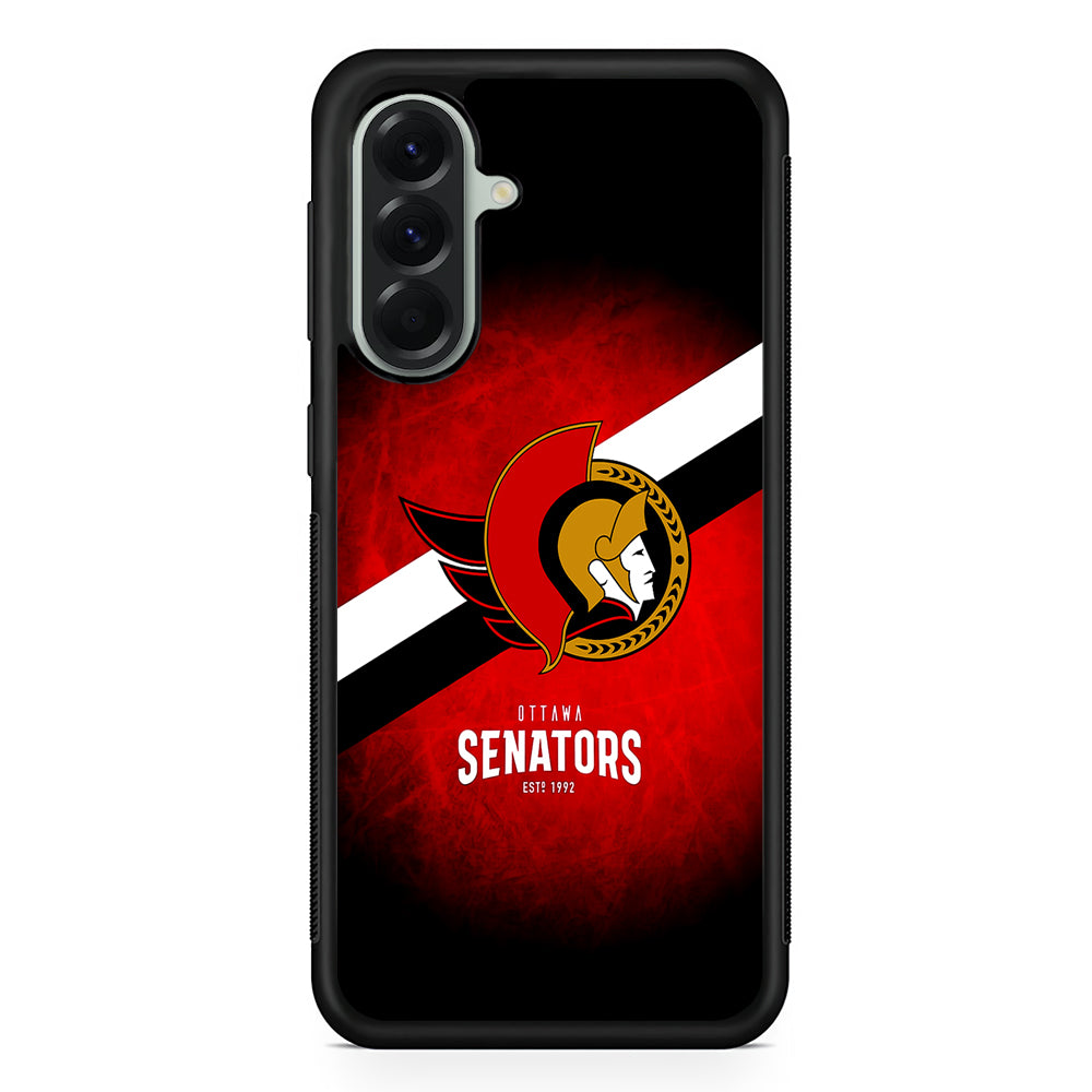 NHL Ottawa Senators Team Samsung Galaxy A56 Case | Samsung Galaxy A56 Protective Rubber Case