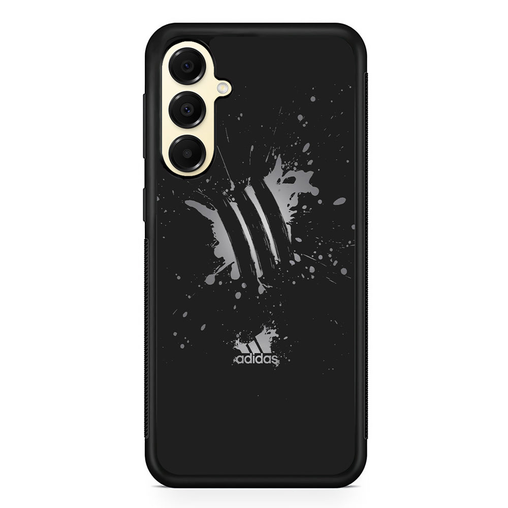 Adidas Spash Grey Colour Claw Mark Samsung Galaxy A16 Case | Slim Rubber Case for Samsung Galaxy A16