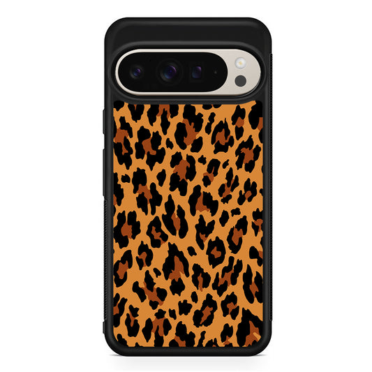 Brown Leopard Skin Pattern Google Pixel 9 Pro Case | Slim Protective Cover