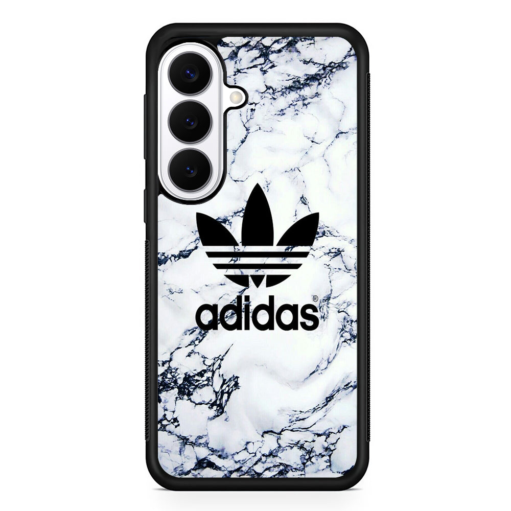 Adidas White Marble Samsung Galaxy S26 Plus Case | Lightweight Protective Cover for Galaxy S26 Plus