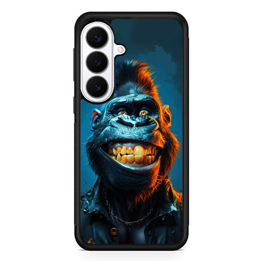 Cartoon Gorilla Smiles Wide Samsung Galaxy S26 Plus Case | Slim Protective Cover for Samsung Galaxy S26 Plus