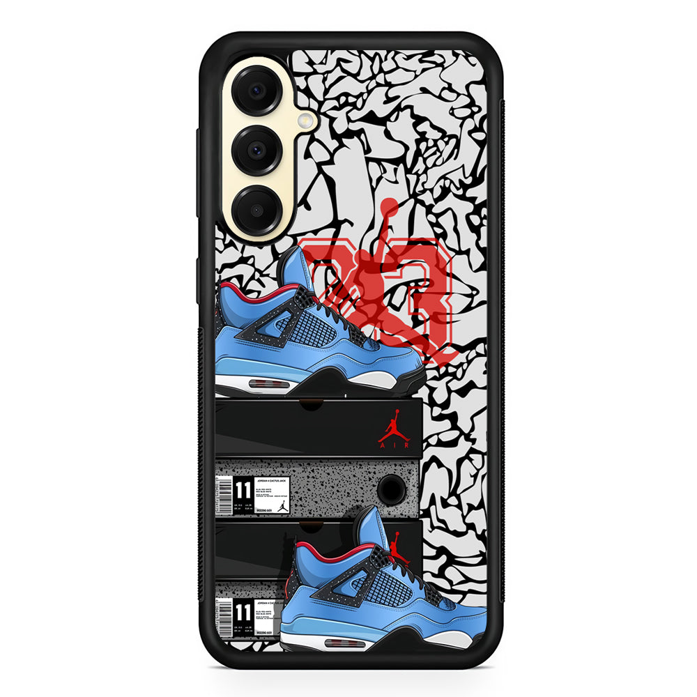 Air Jordan Sneakers from The Box Samsung Galaxy A16 Case | Slim Rubber Case for Samsung Galaxy A16