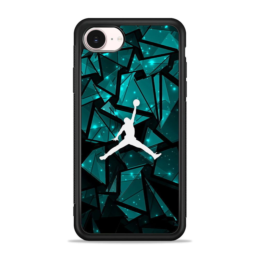 Air Jordan Shards of Crystal iPhone 17e Case - Silicone Case