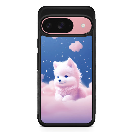 Cute Puppies Dog Dreamy Google Pixel 9 Case | Google Pixel 9 Protective Rubber Case