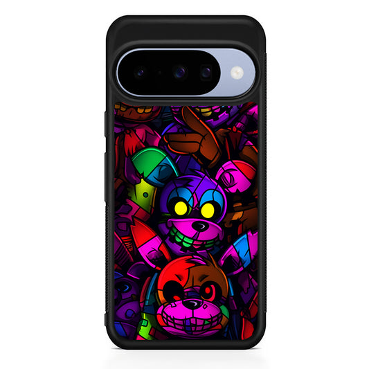 Five Nights at Freddy's Horror Google Pixel 10 Case | Google Pixel 10 Rubber Protective Case