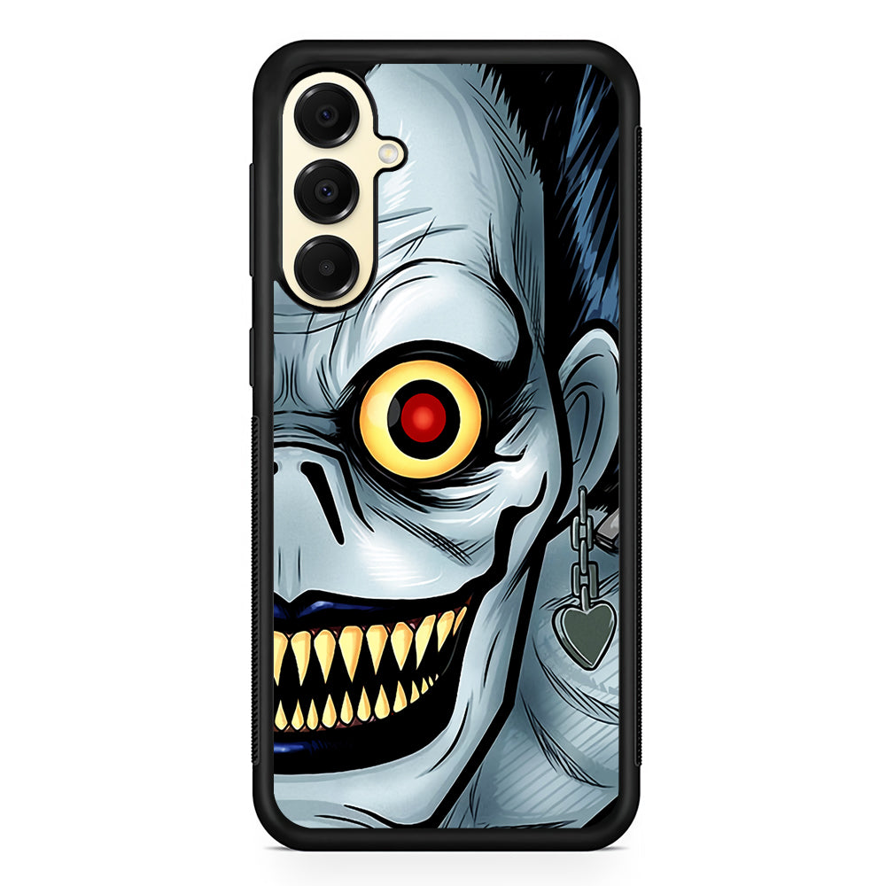 Ryuk Death Note Half Face Samsung Galaxy A16 Case | Slim Rubber Samsung Galaxy A16 Case