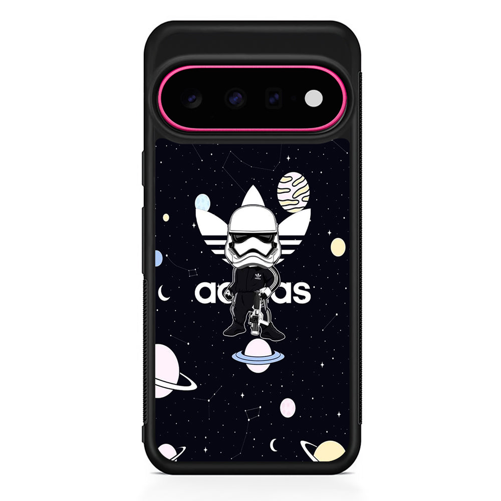 Adidas Stormtrooper Galaxy Google Pixel 11 Case - Stylish Protective Phone Case