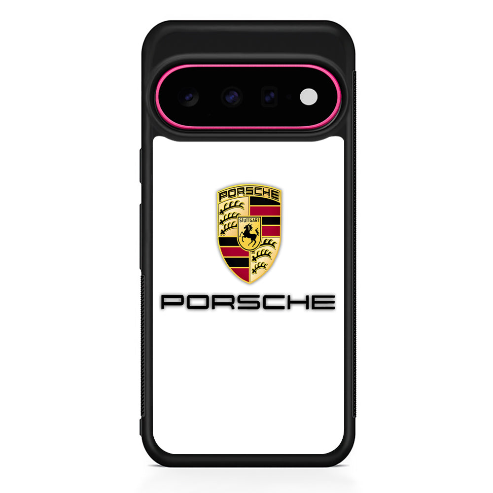 Porsche White Emblem Google Pixel 11 Case - Stylish Protective Phone Case