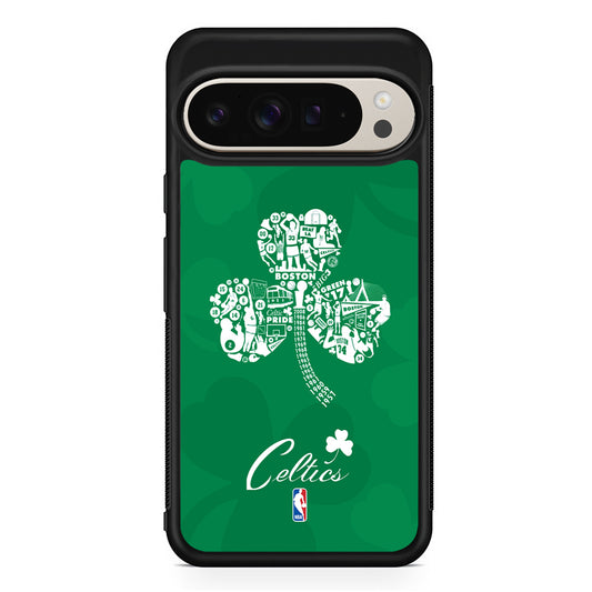 NBA Boston Celtics Logo Google Pixel 9 Pro Case | Slim Protective Cover