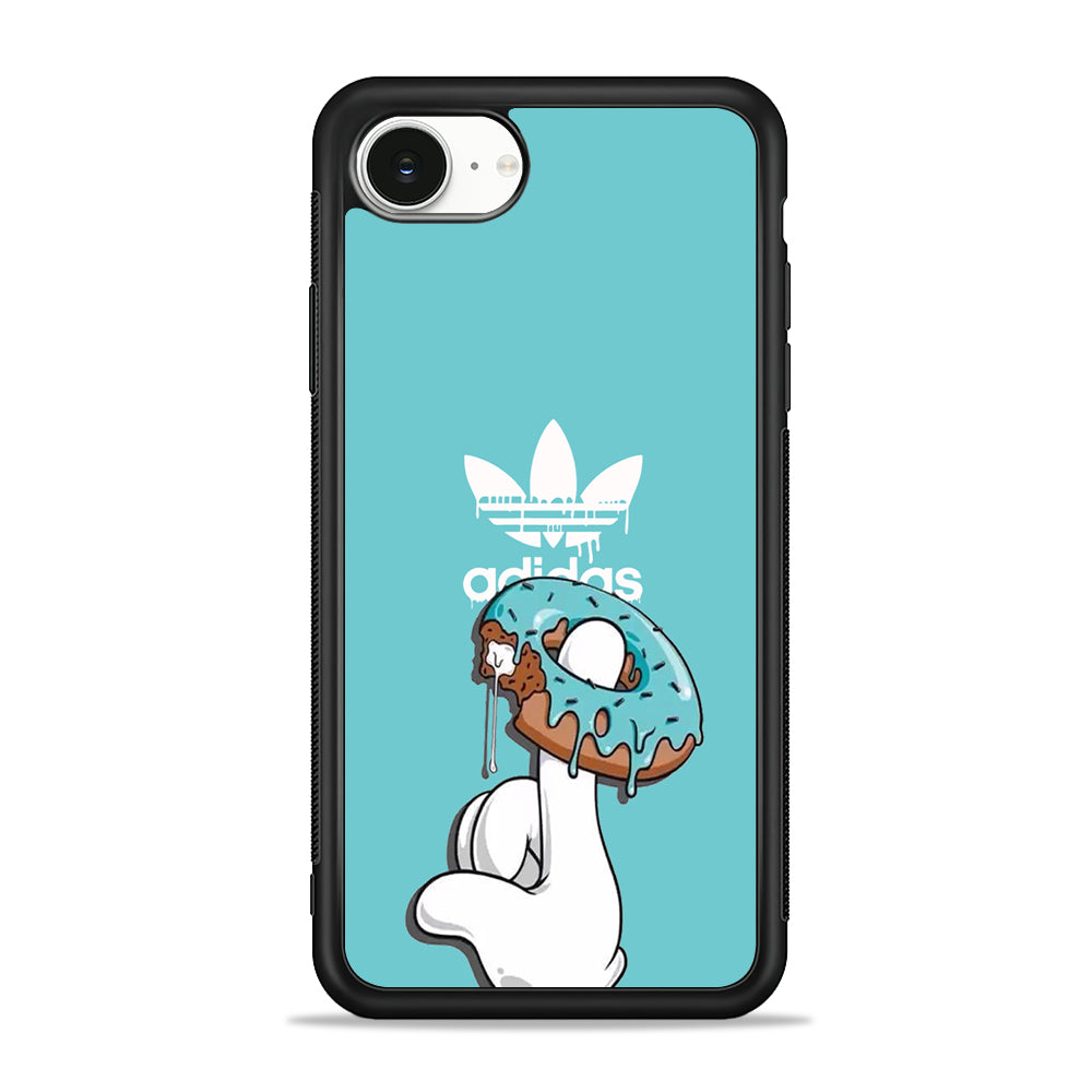 Adidas Cream Donut iPhone 16e Case - Slim Silicone Case