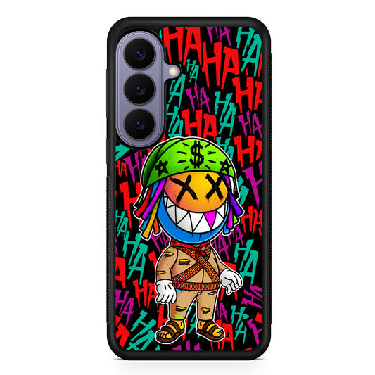Always Happy Smiling Mask Samsung Galaxy S26 Case | Durable Rubber Case for Samsung Galaxy S26