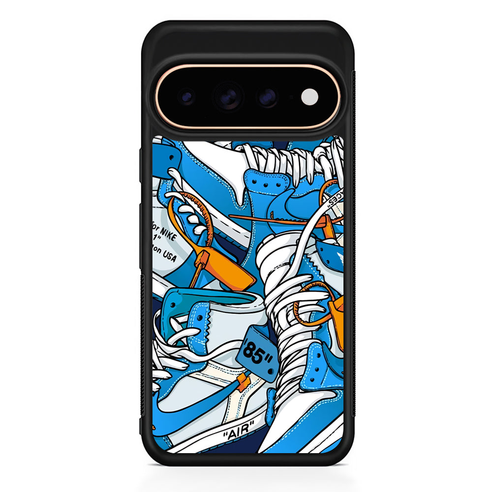 Nike Air Blue Google Pixel 11 Pro Case - Stylish Protective Phone Case