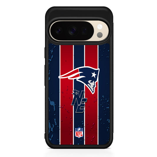 NFL New England Patriots Flag Line Google Pixel 10 Pro XL Case | Slim Google Pixel 10 Pro XL Protective Case