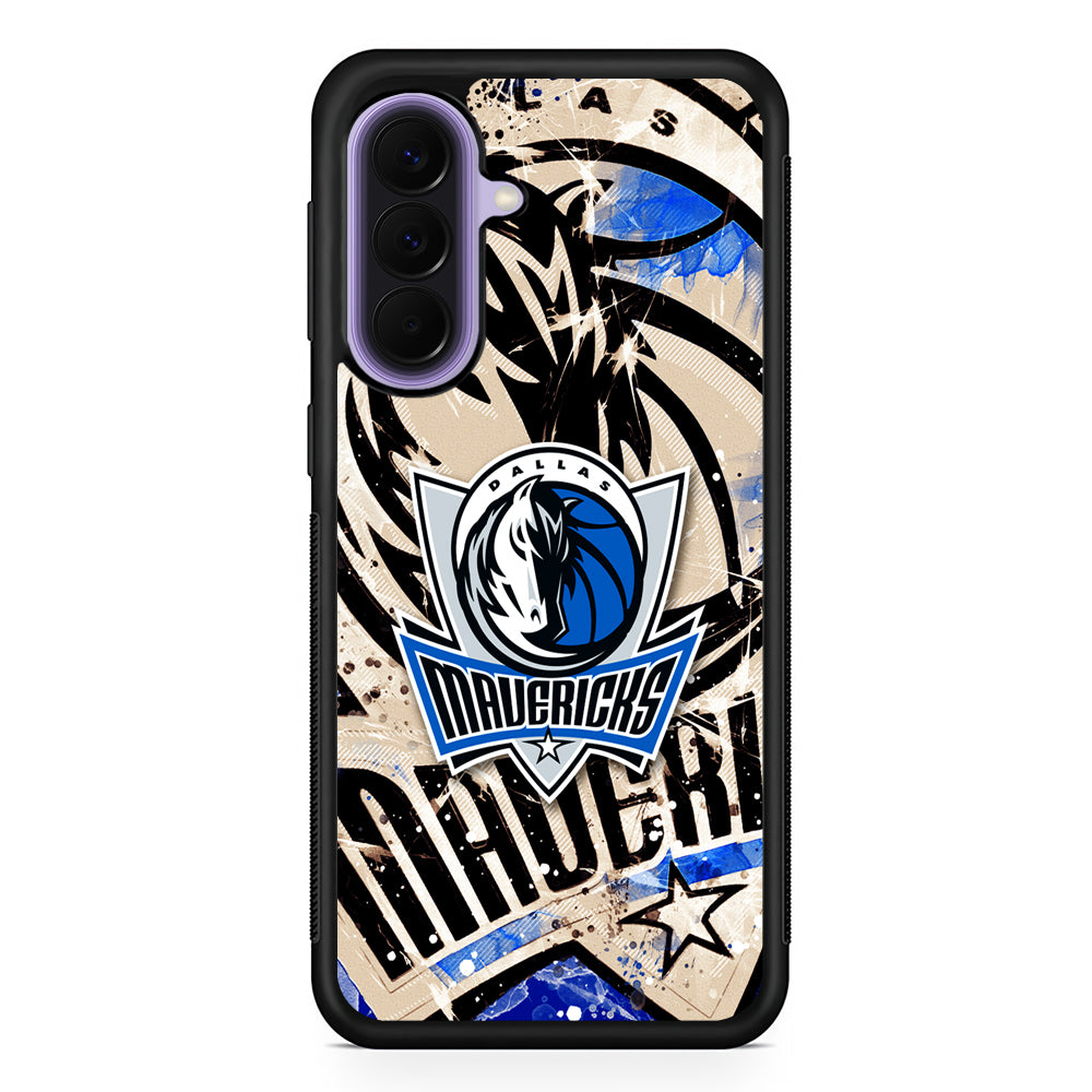 NBA Dallas Mavericks Logo Samsung Galaxy A57 Case | Slim Samsung Galaxy A57 Rubber Case