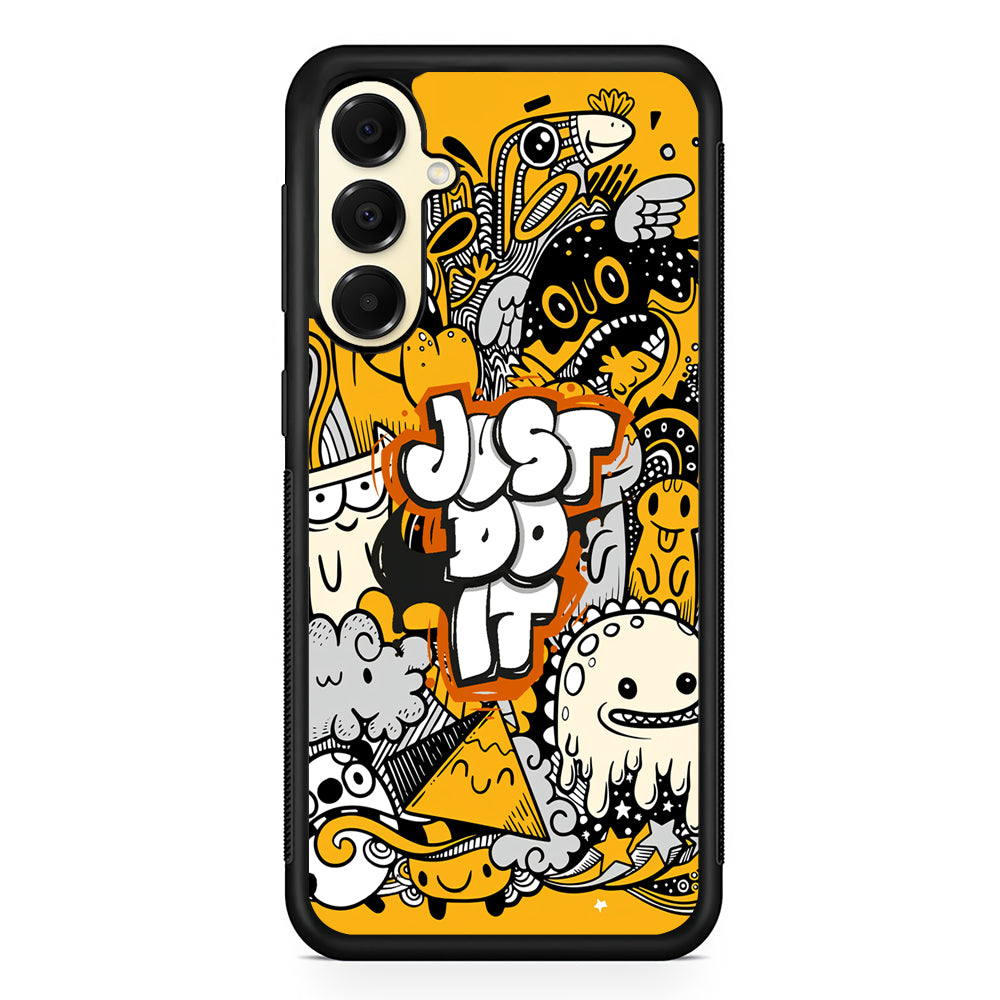 Nike Make Smile with Doodle Samsung Galaxy A16 Case | Custom Protective Samsung Galaxy A16 Case