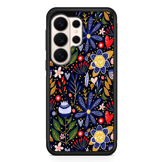 Flowers on a Dark Aesthetic Samsung Galaxy S26 Ultra Case | Slim Protective Case for Samsung Galaxy S26 Ultra
