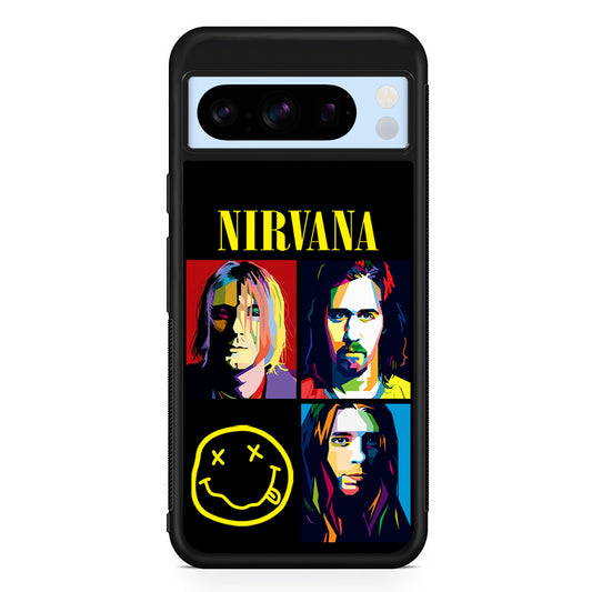 Nirvana Member Pop Art Google Pixel 8 Pro Case | Slim Rubber Case for Google Pixel 8 Pro