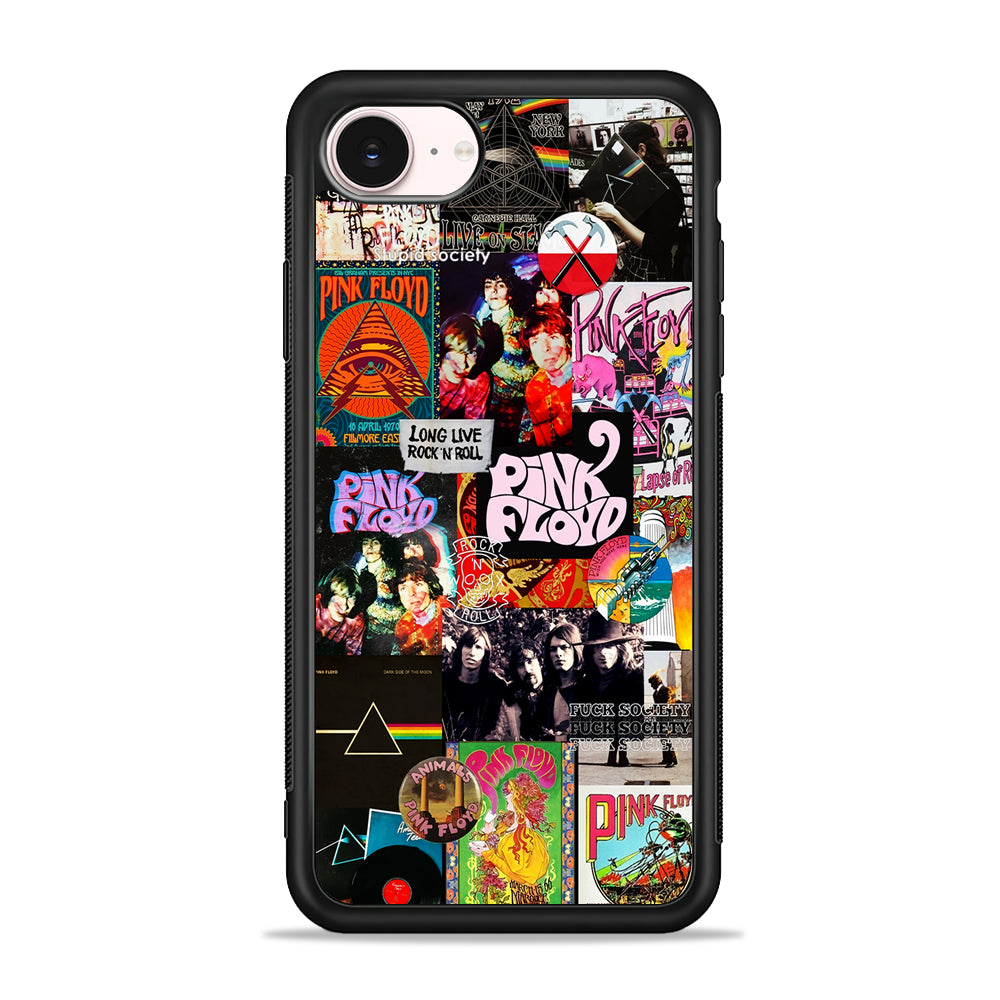 Pink Floyd Rock Aesthetic iPhone 17e Case - Silicone Case