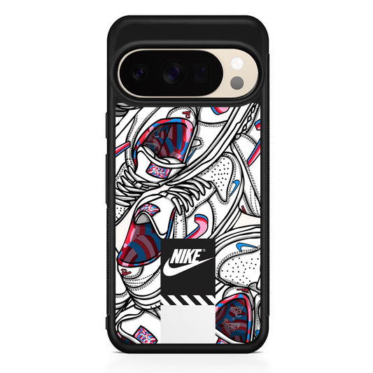 Nike Rainbow in White Cloud Google Pixel 10 Pro XL Case | Durable Google Pixel 10 Pro XL Cover