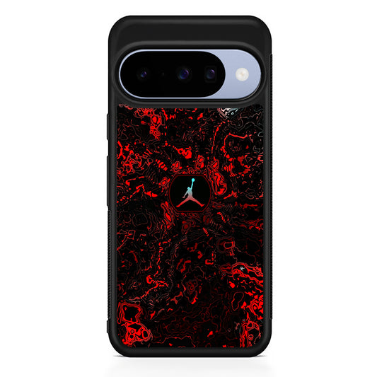 Air Jordan Mountain Contour Google Pixel 10 Case | Google Pixel 10 Rubber Protective Case