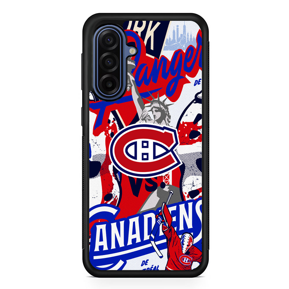 NHL Montreal Canadiens Rangers Samsung Galaxy A17 Case | Slim Protective Phone Cover