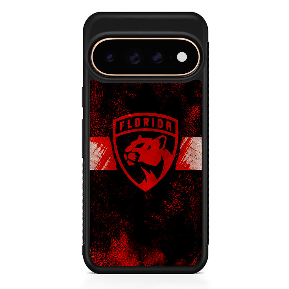 NHL Florida Panthers Abstract Google Pixel 11 Pro Case - Stylish Protective Phone Case
