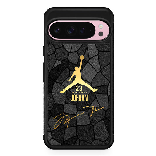 Air Jordan Golden Silhouette Google Pixel 9 Pro XL Case | Protective Cover