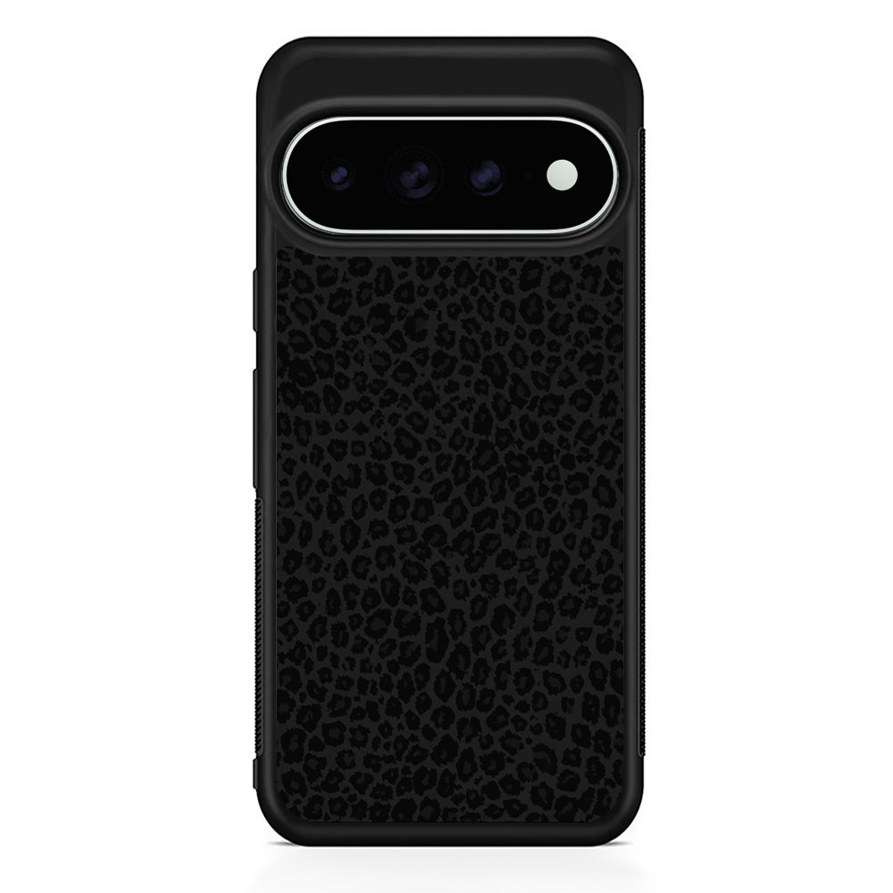 Black Leopard Skin Pattern Google Pixel 11 Pro XL Case - Custom Design Protective Case