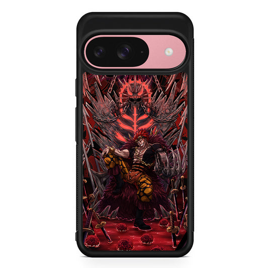 One Piece Eustass Captain Kid Google Pixel 9 Case | Google Pixel 9 Protective Rubber Case