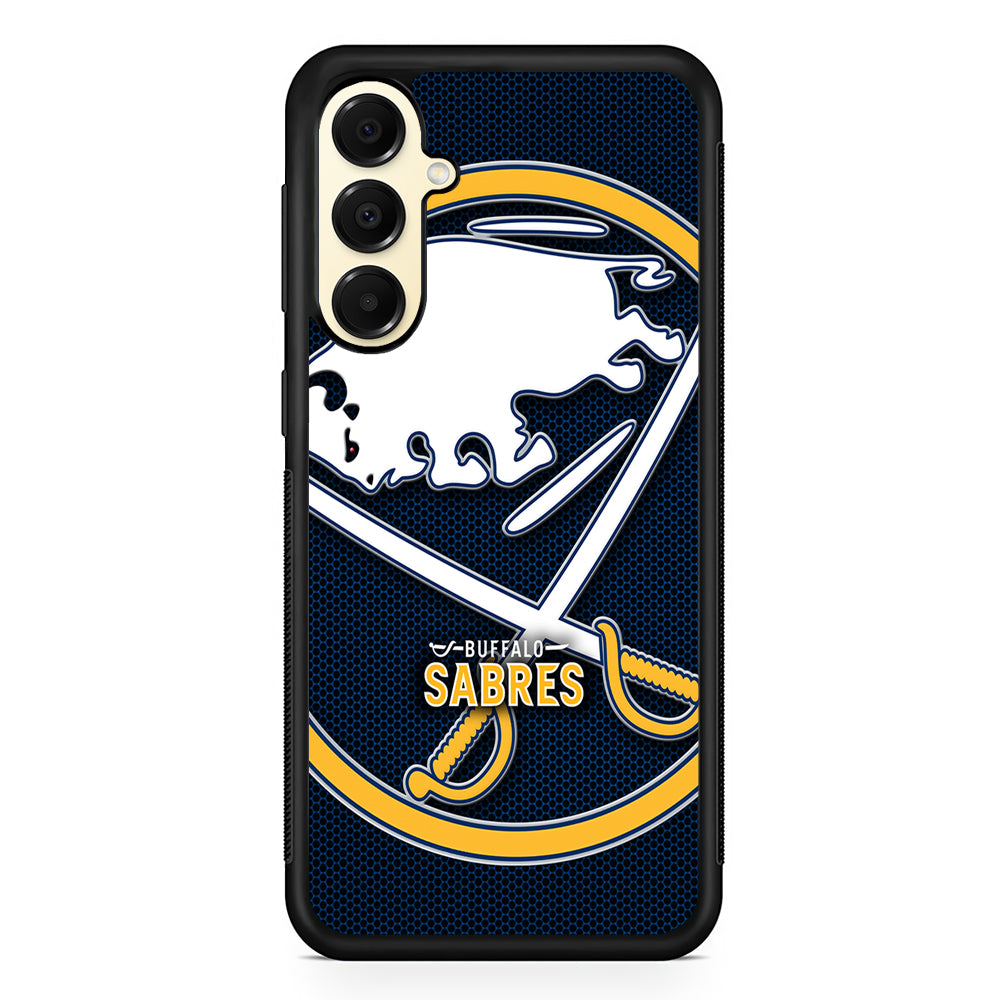 NHL Buffalo Sabres Logo Samsung Galaxy A16 Case | Slim Rubber Samsung Galaxy A16 Case