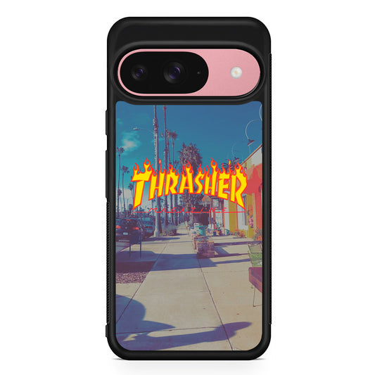 Thrasher Passed Road Google Pixel 9 Case | Durable Google Pixel 9 Cover