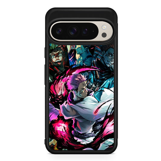 Jujutsu Kaisen Sukuna Aesthetic Google Pixel 9 Pro Case | Slim Protective Cover