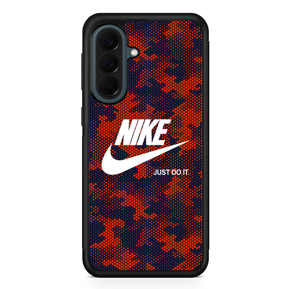 Nike Vibes Camo Hexagon Samsung Galaxy A37 Case | Samsung Galaxy A37 Rubber Phone Case