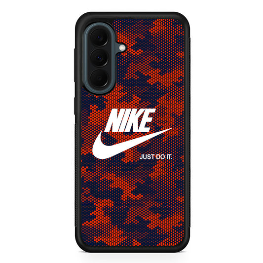 Nike Vibes Camo Hexagon Samsung Galaxy A37 Case | Samsung Galaxy A37 Rubber Phone Case