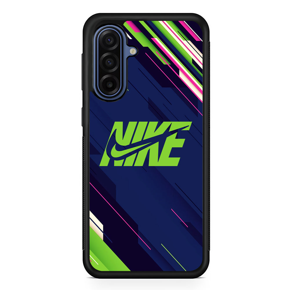 Nike Futuristic Pattern Samsung Galaxy A17 Case | Samsung Galaxy A17 Protective Rubber Case