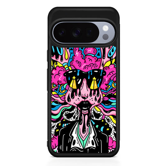 The Melted Lady Graffiti Google Pixel 10 Pro Case | Slim Google Pixel 10 Pro Rubber Case